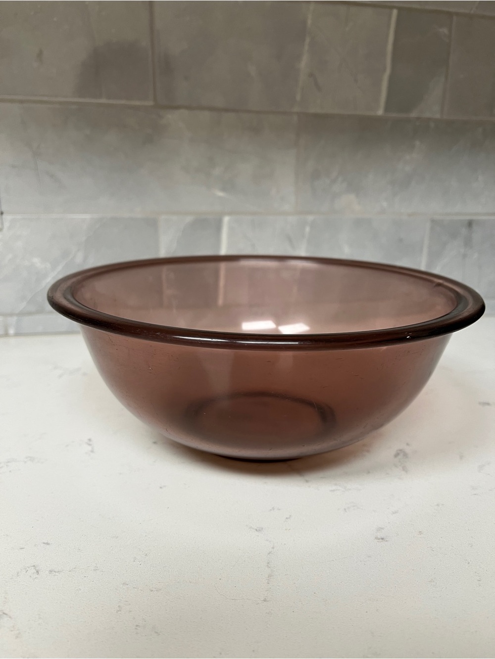 Smoky cranberry Glass Mixing Bowl - Versatile Home Kitchen Bowl PYREX 2.5L